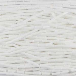 G2#3-005 White  Opaque Bugles